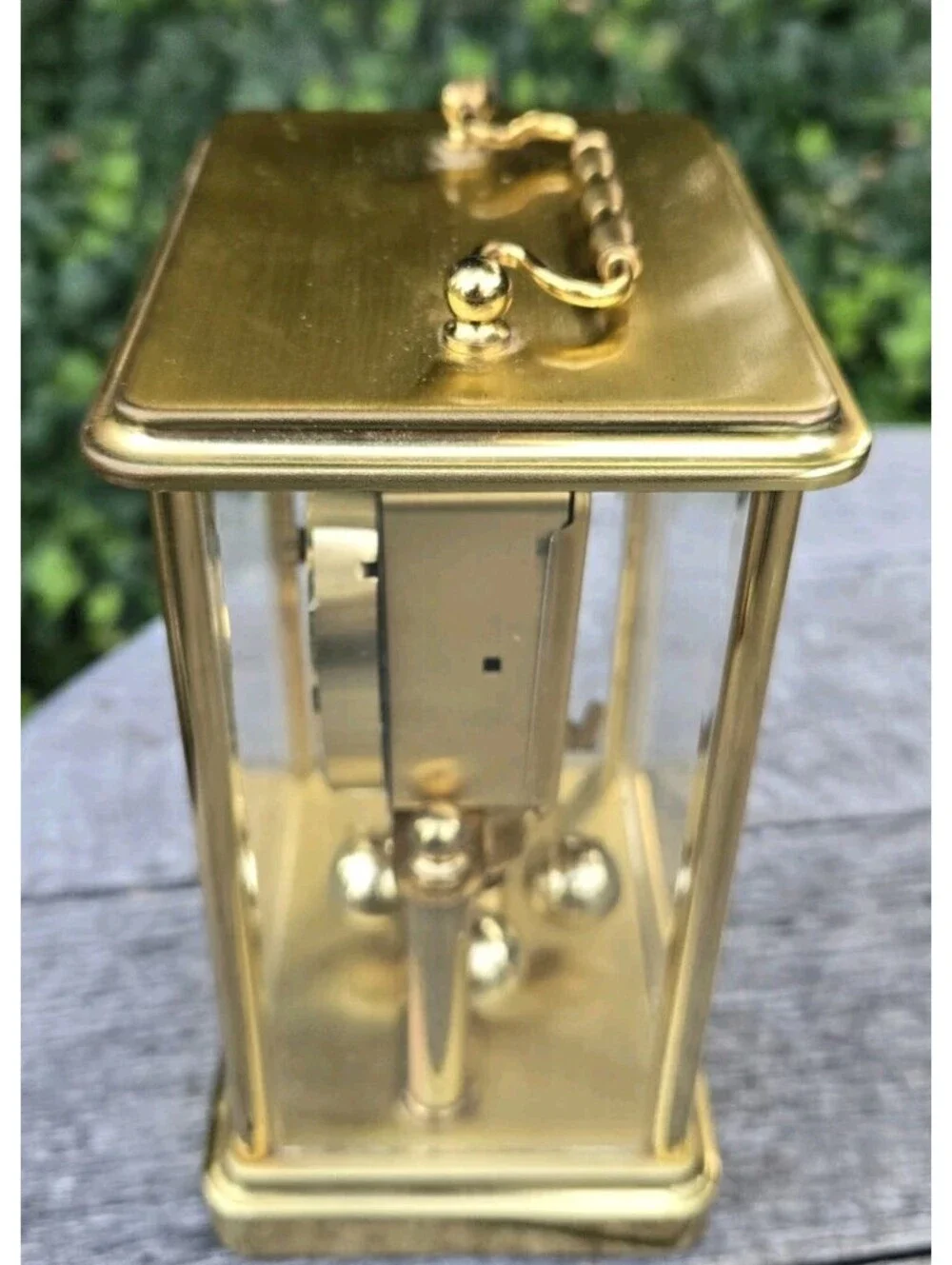Vintage Elgin Quartz Anniversary Mantel Clock – Made in Japan, Classic Gold Tone